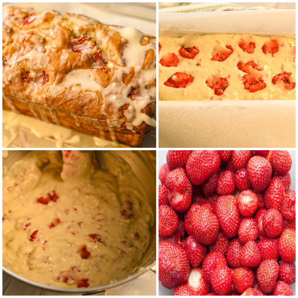 Keto Strawberry Bread Process Pictures