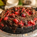 Keto black forest cheesecake featured image