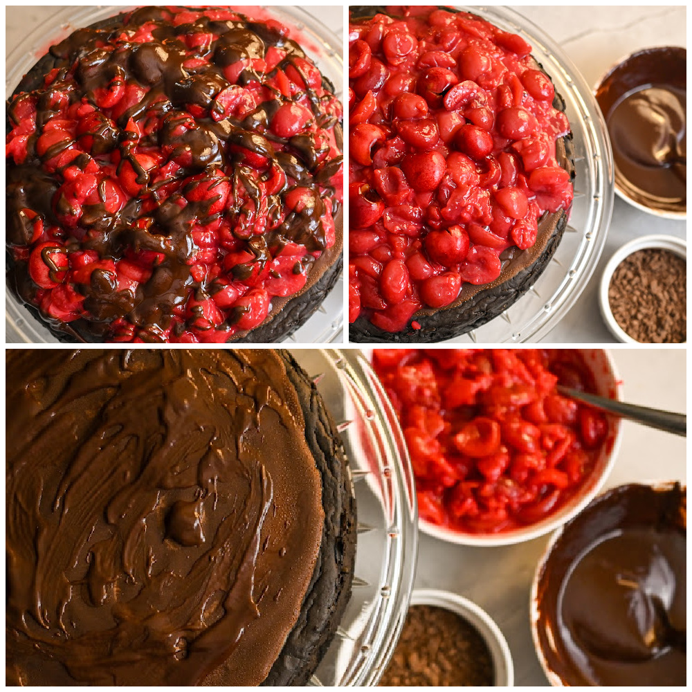 Low-Carb Black Forest Cheesecake Process Pictures