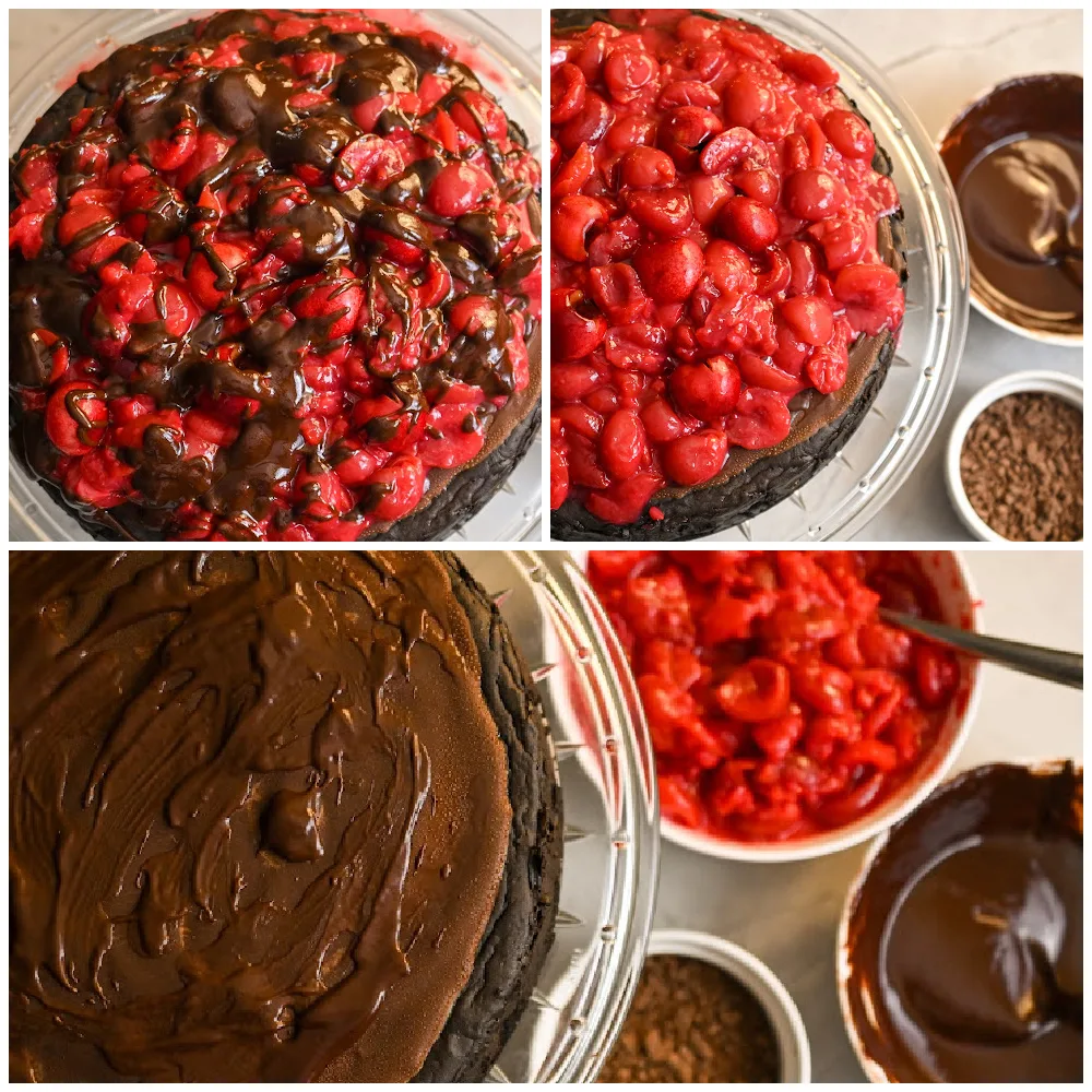 Low-Carb Black Forest Cheesecake Process Pictures