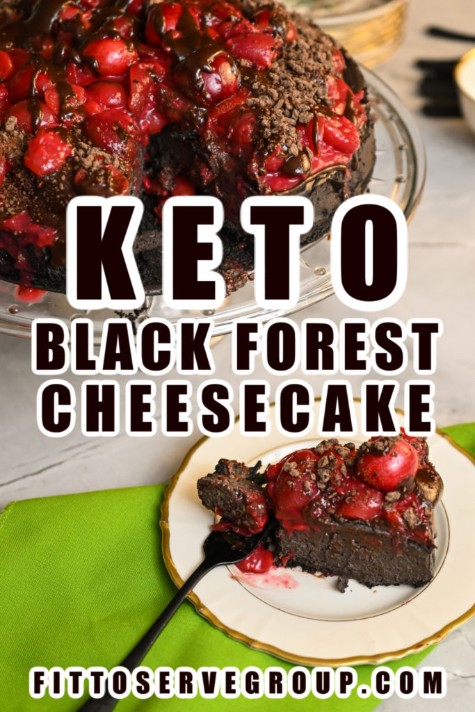 Ultimate Keto Black Forest Cheesecake