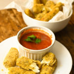 Gluten-Free Baked Mozzarella Cheese Sticks