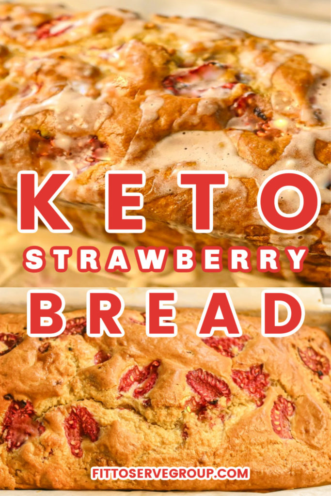 keto strawberry quick bread