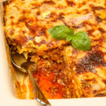 Keto-friendly chili lasagna