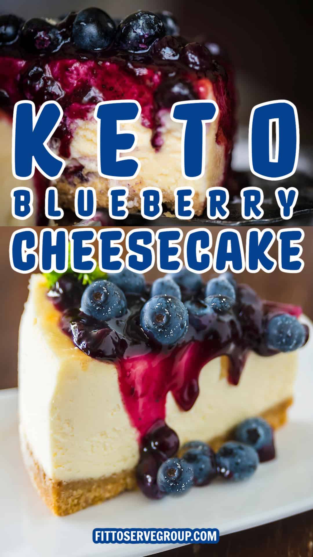 Keto Blueberry Cheesecake