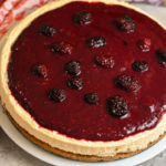 Keto blackberry cheesecake featured image
