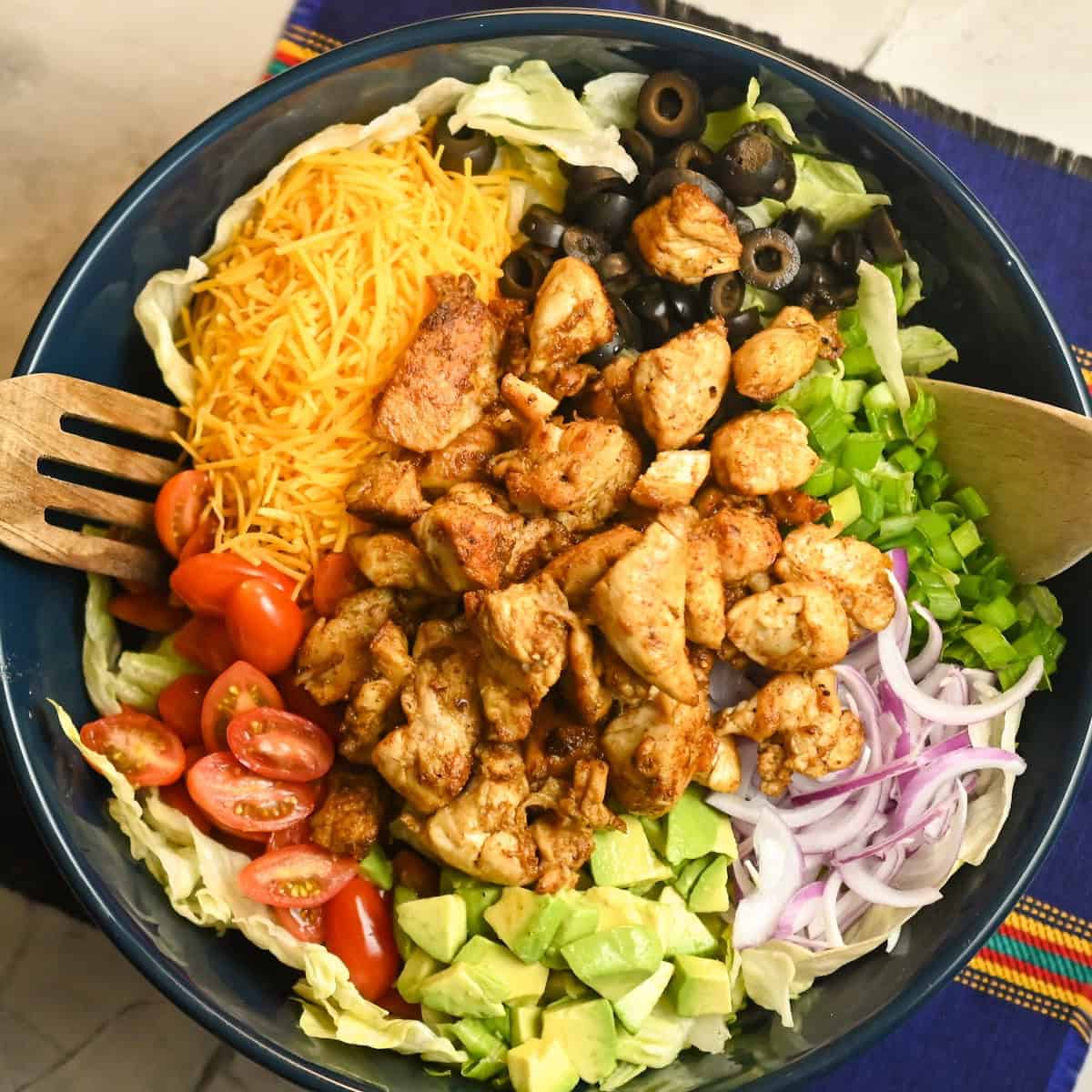 keto chicken taco salad 1200