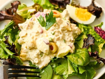 Tuna egg salad (keto 1200