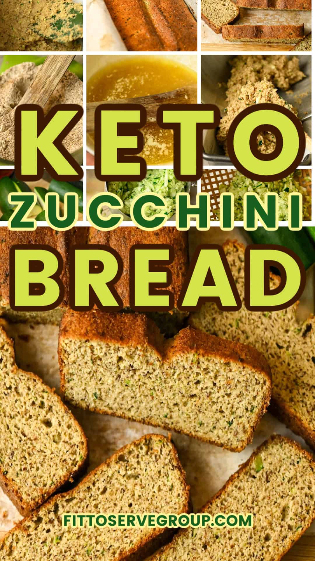 Keto Zucchini Bread ( Coconut Flour)
