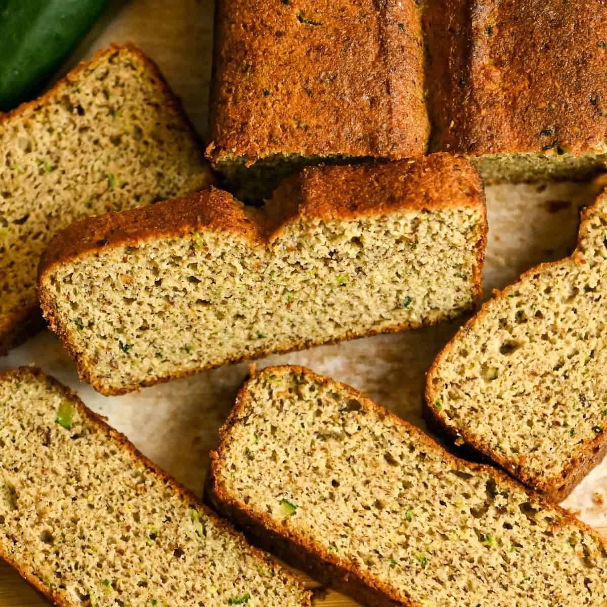 keto zucchini bread 1200