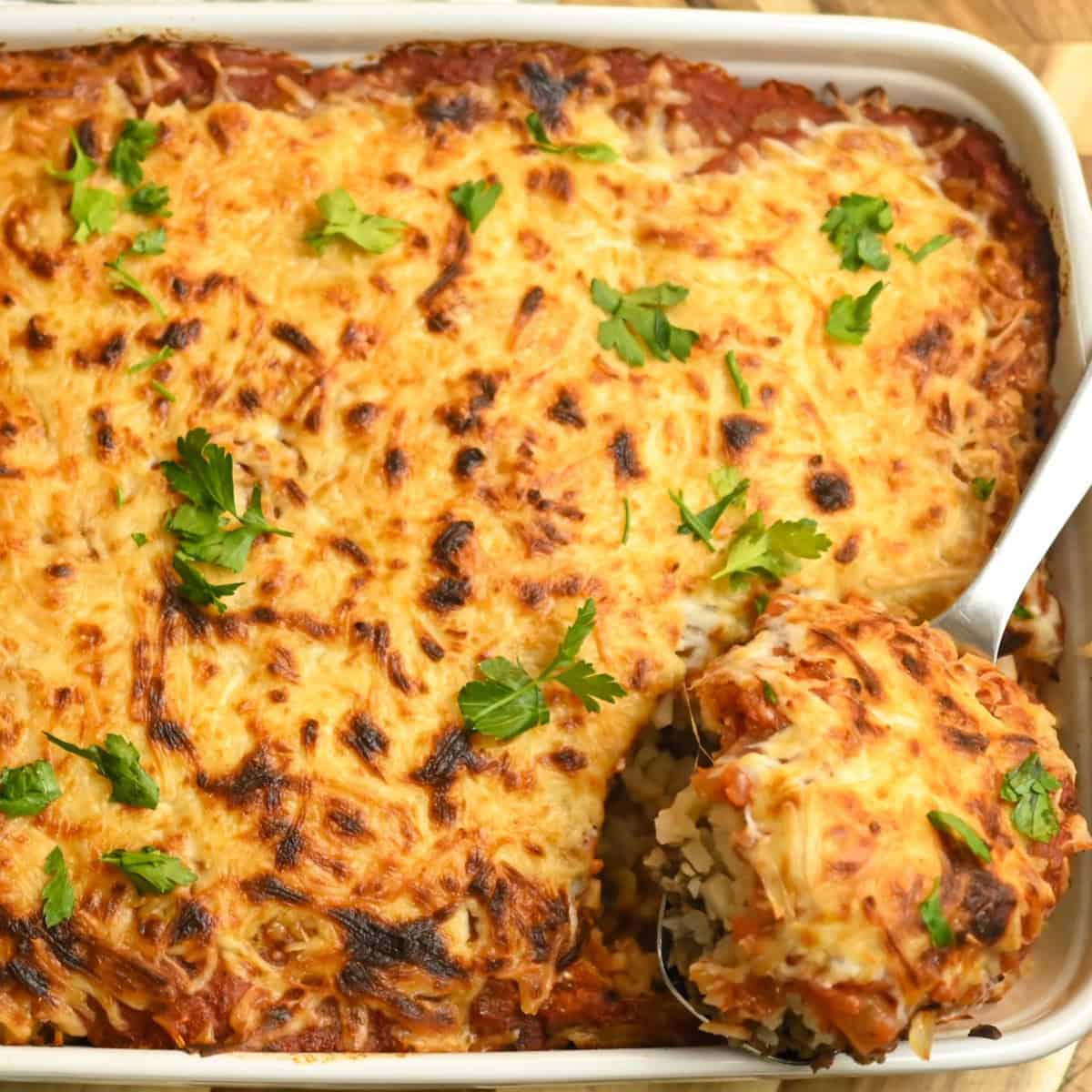 keto Italian beef casserole 1200