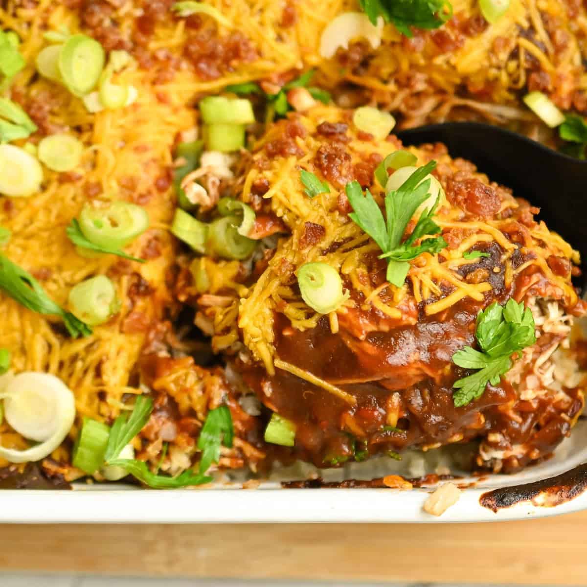 keto bbq chicken casserole 1200