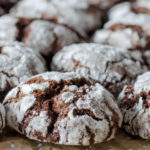 keto chocolate crinkle cookies featured image