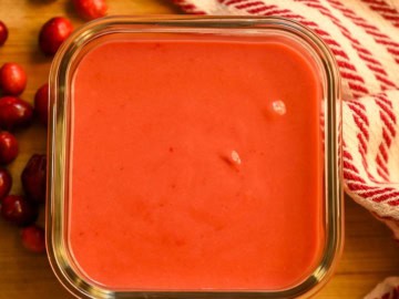 Sugar-free cranberry curd 1200