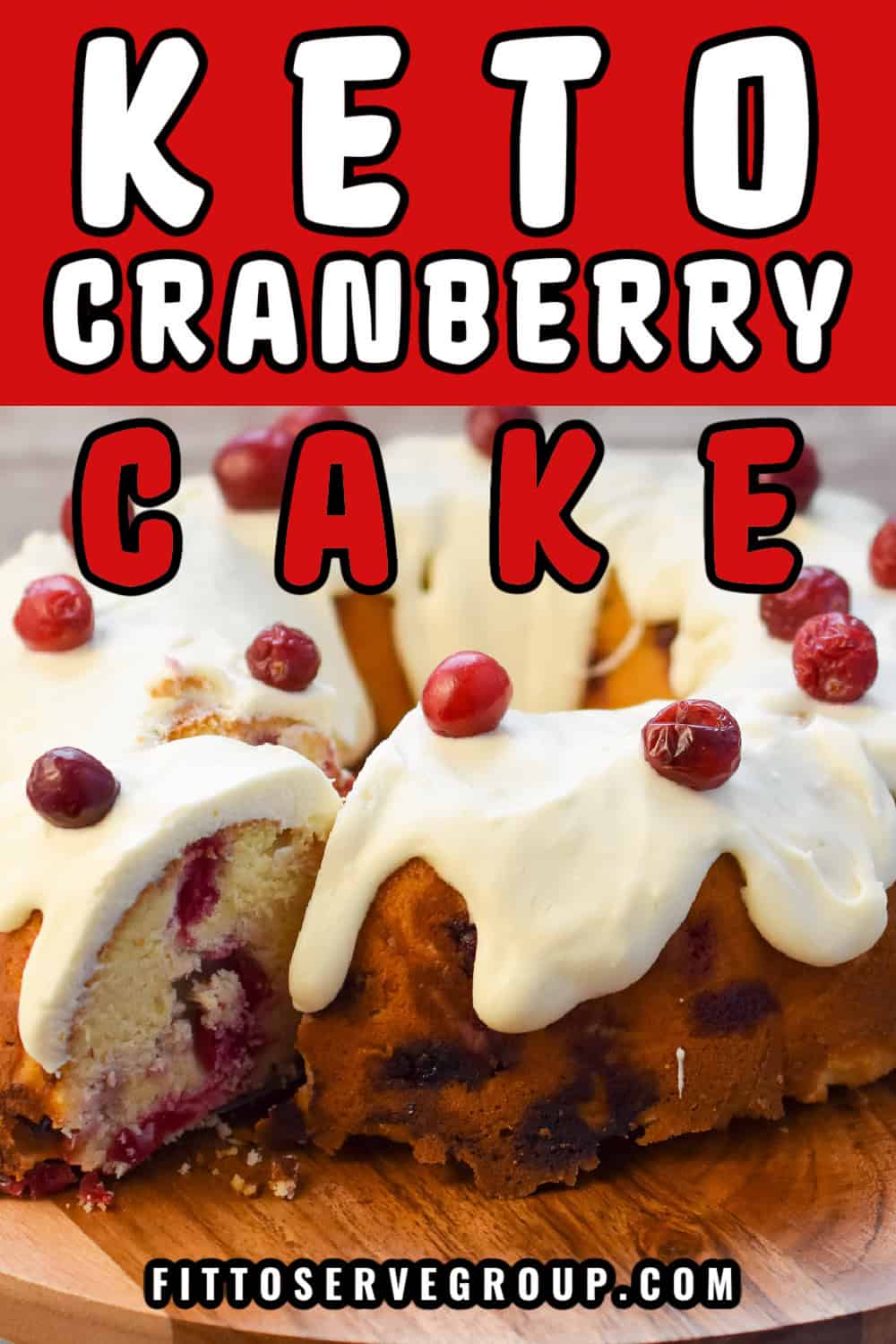 Keto Cranberry Cake