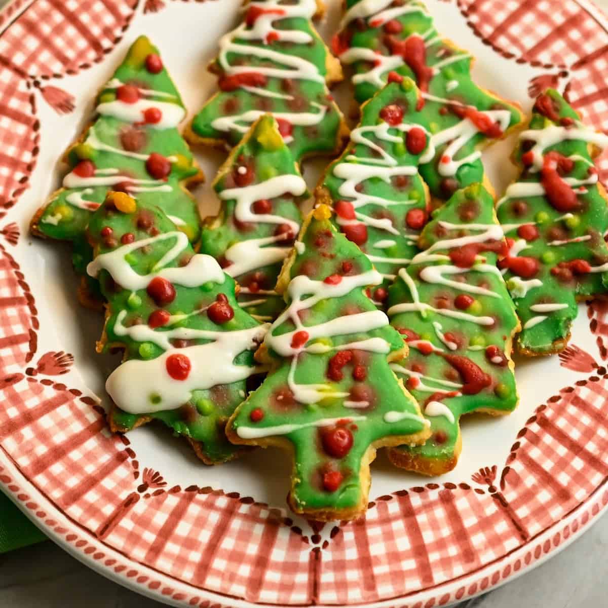 keto Christmas tree sugar cookies 1200