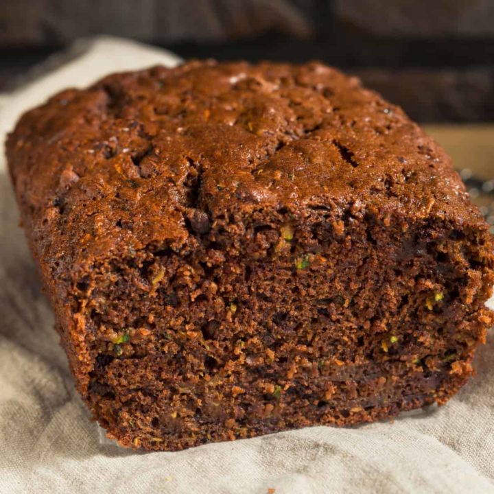 Keto Chocolate Zucchini Bread (Coconut Flour) 
