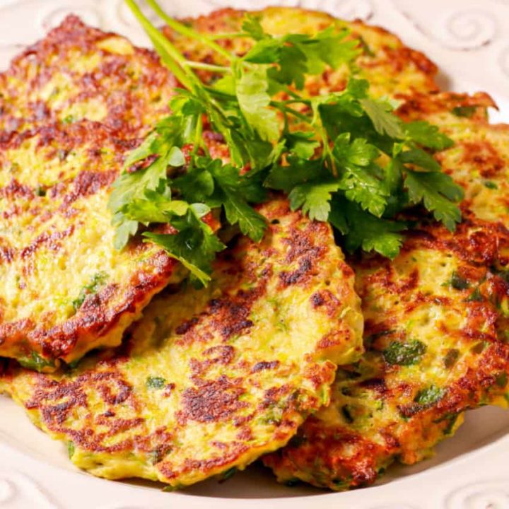Keto Zucchini Fritters (Gluten-Free) 