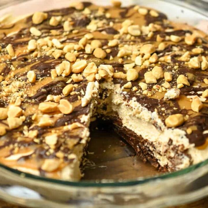 Keto No-Bake Snickers Pie, Gluten-Free