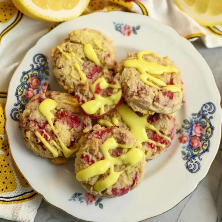 Keto Strawberry Lemonade Cookies (Gluten-Free) 