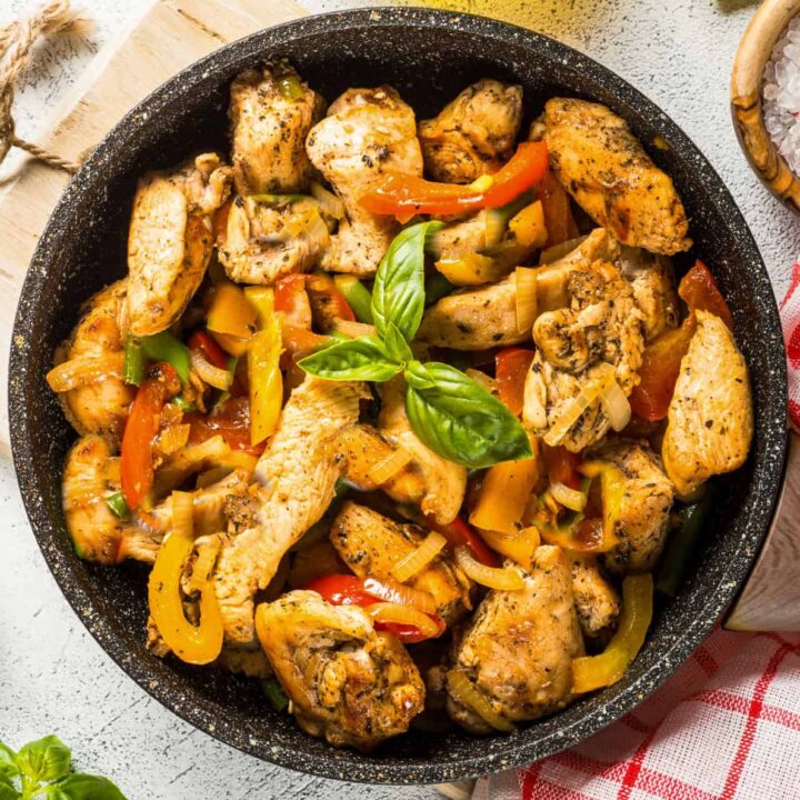 Keto Chicken Bell Pepper Stir-Fry (Gluten-Free)