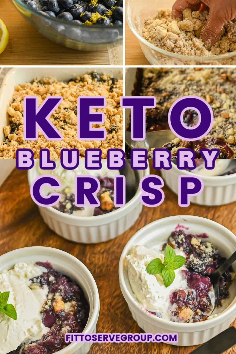 Best Keto Blueberry Crisp