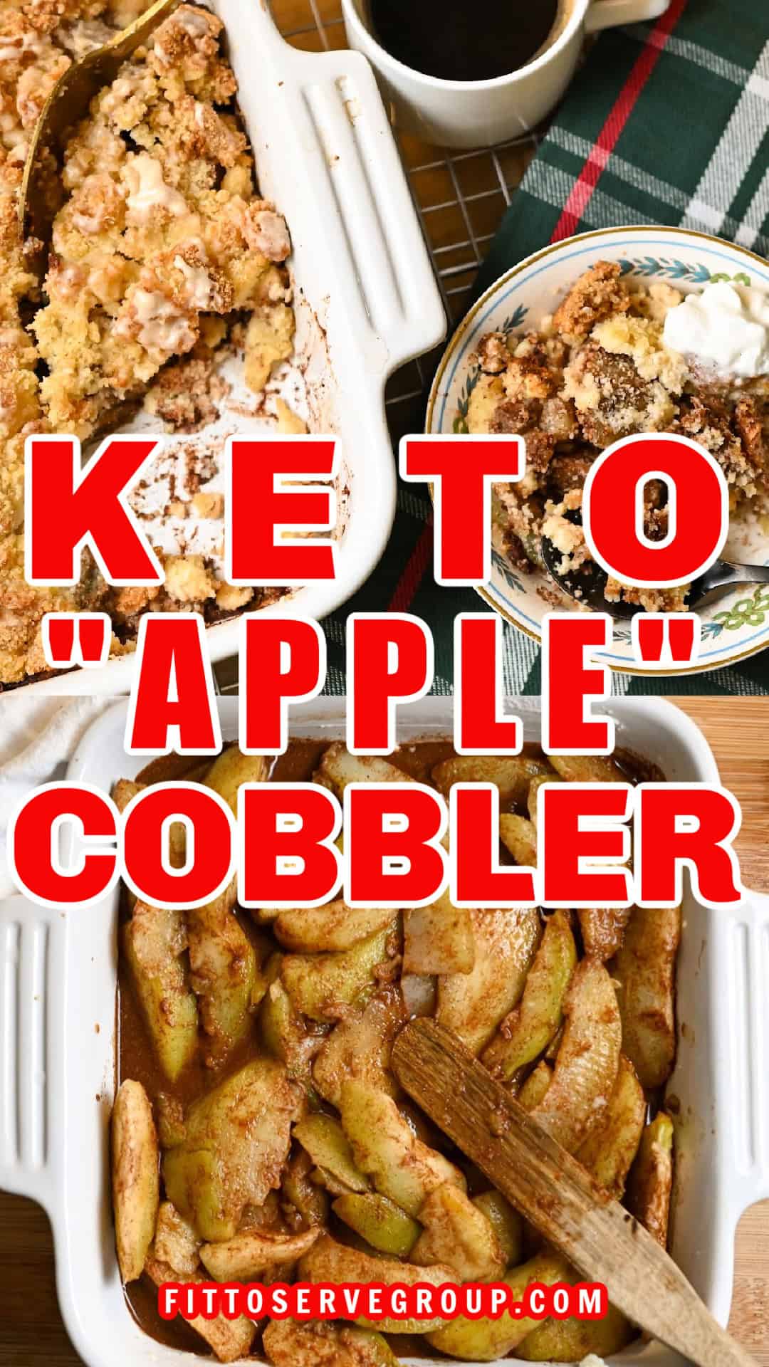 Keto Apple Cobbler
