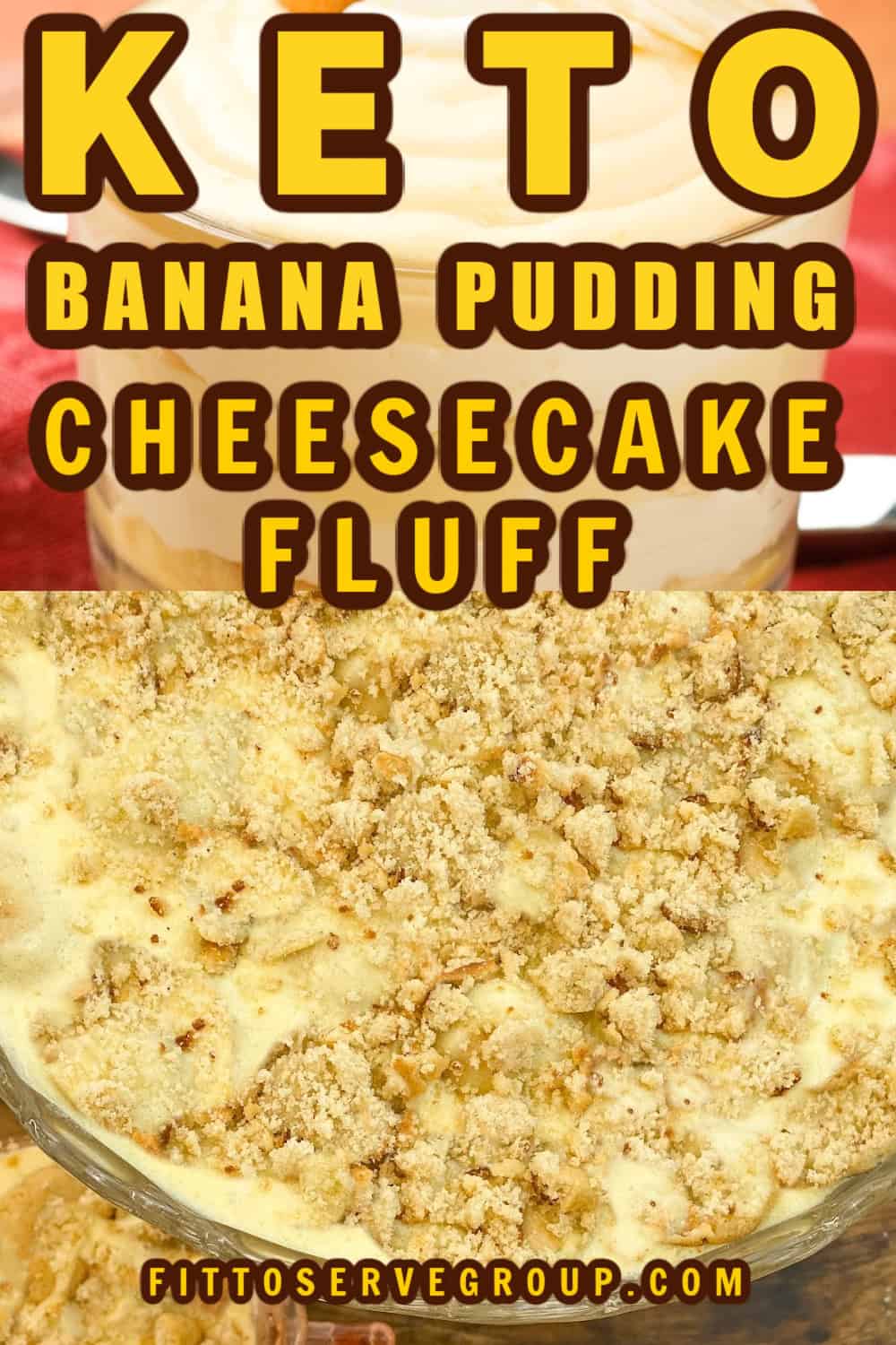 Easy keto banana pudding cheesecake fluff 