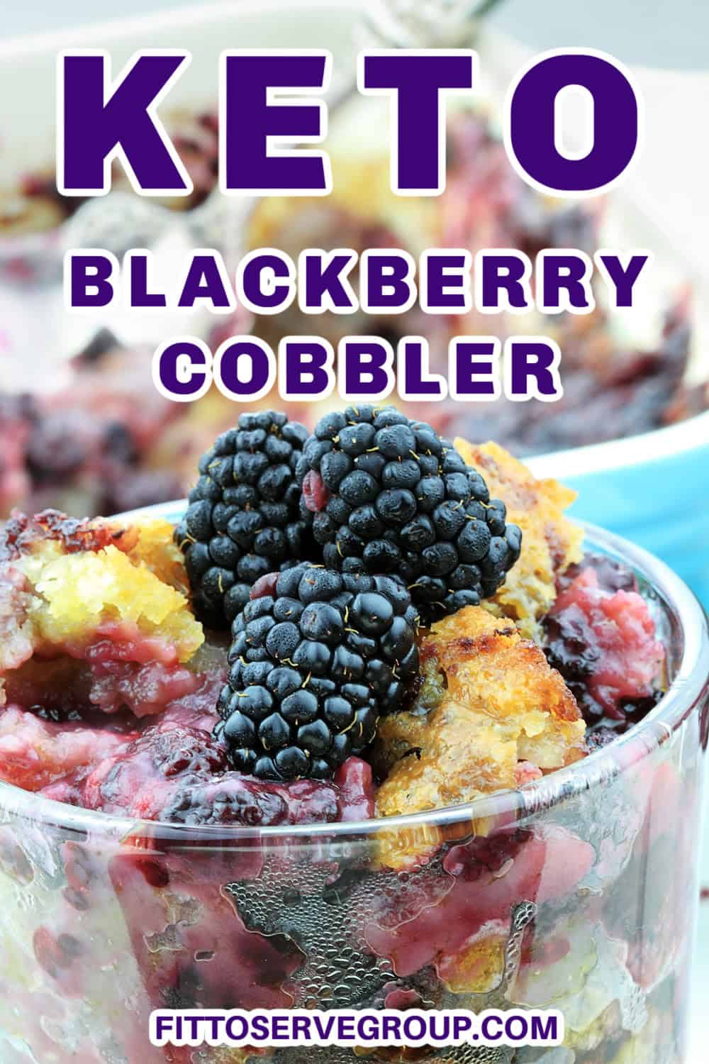 Easy Keto Blackberry Cobbler