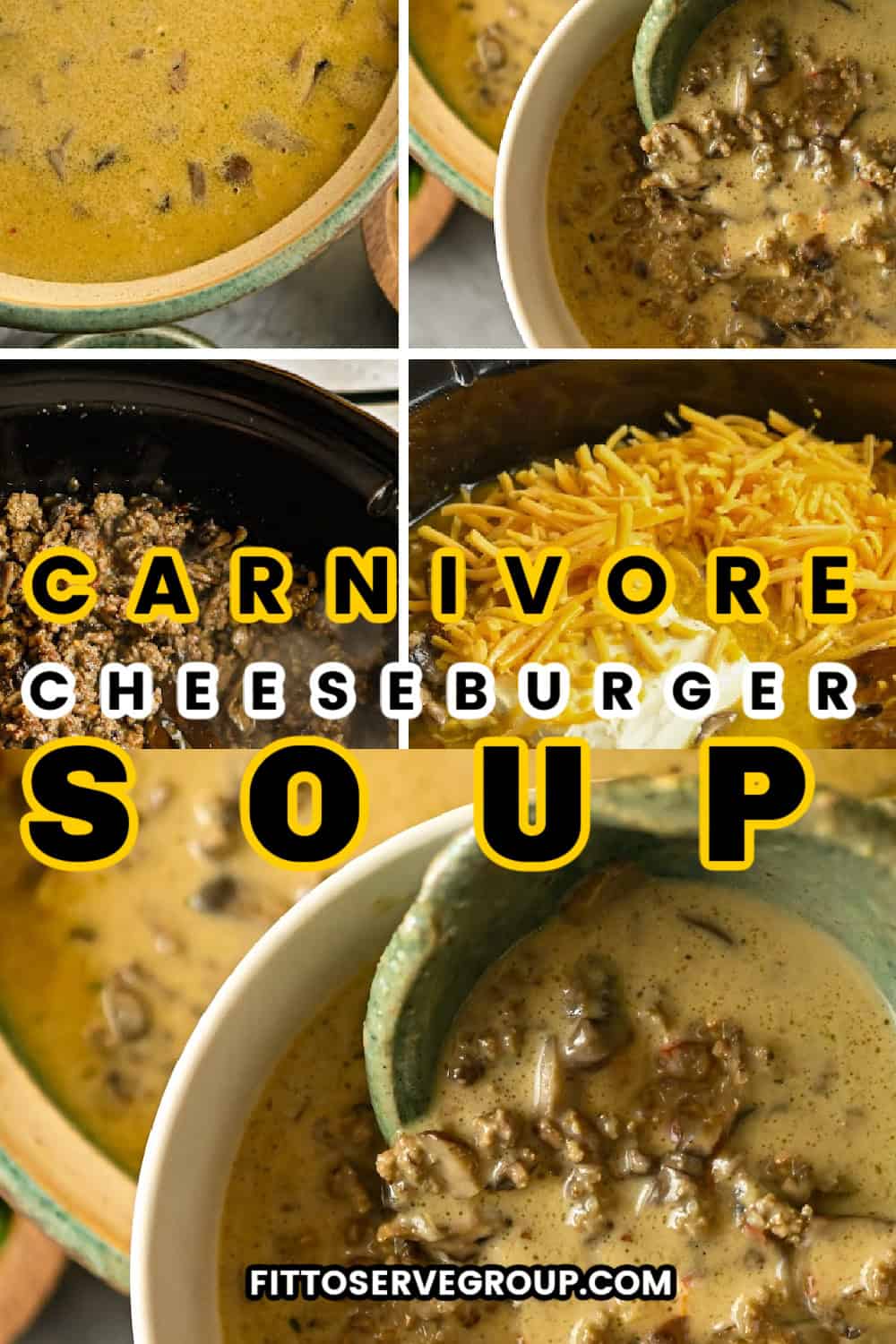 Easy Carnivore Cheeseburger Soup