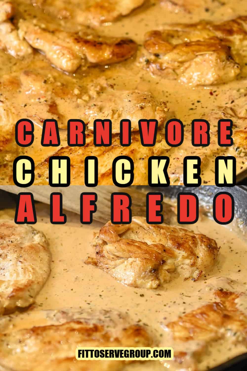 Easy Carnivore Chicken Alfredo