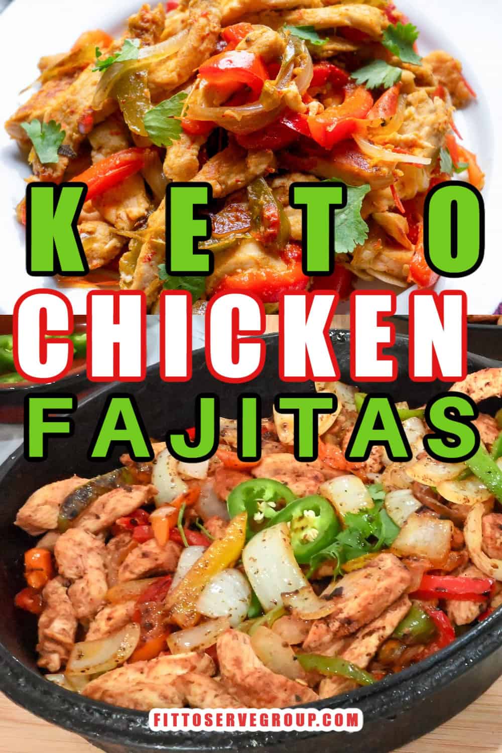 Easiest Keto Chicken Fajitas