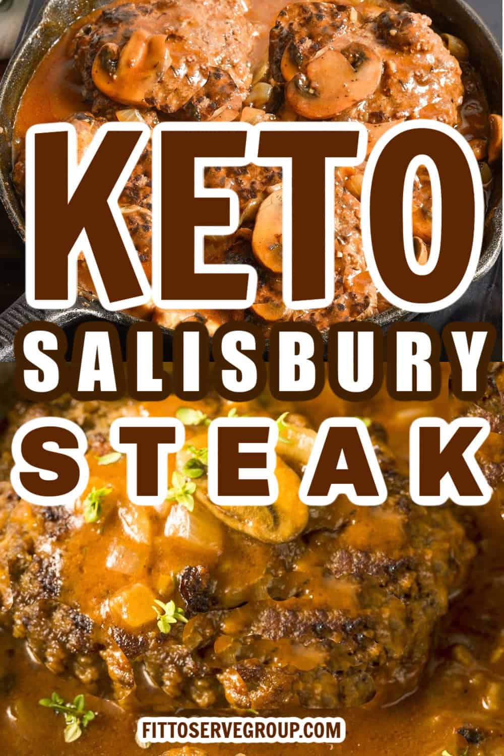 Easy Keto Salisbury Steak, 30 Minute Meal