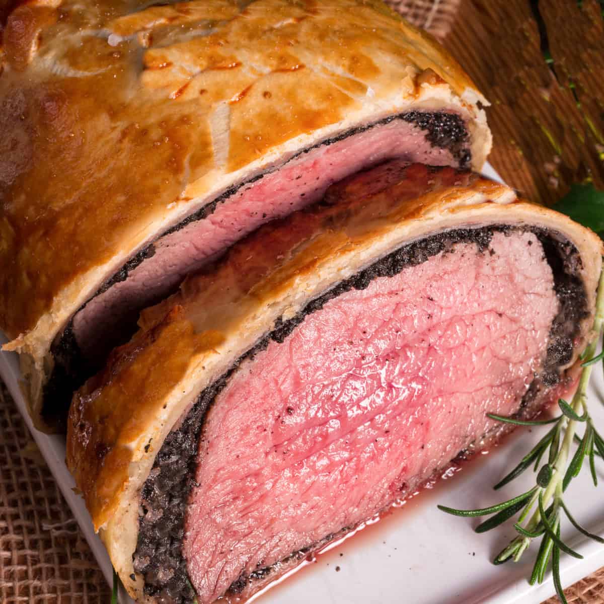 low-carb Beef Wellington