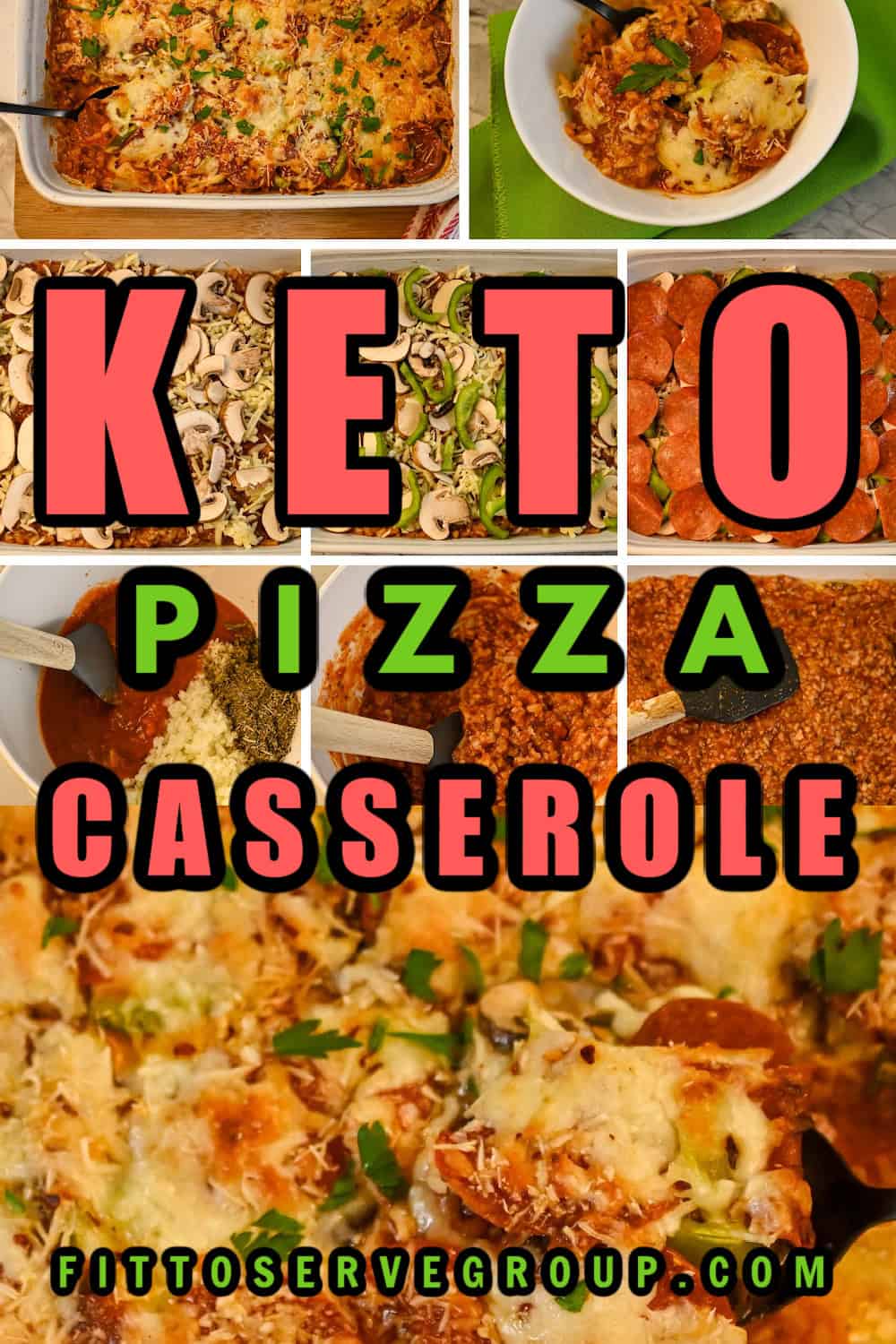 Keto-Friendly Pizza Casserole