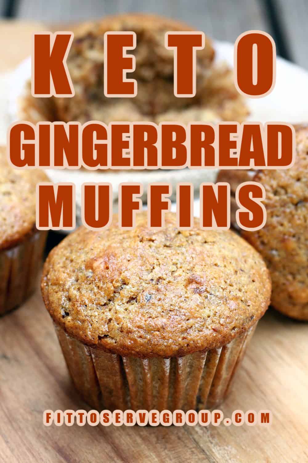 Keto Gingerbread Muffins, Gluten-Free