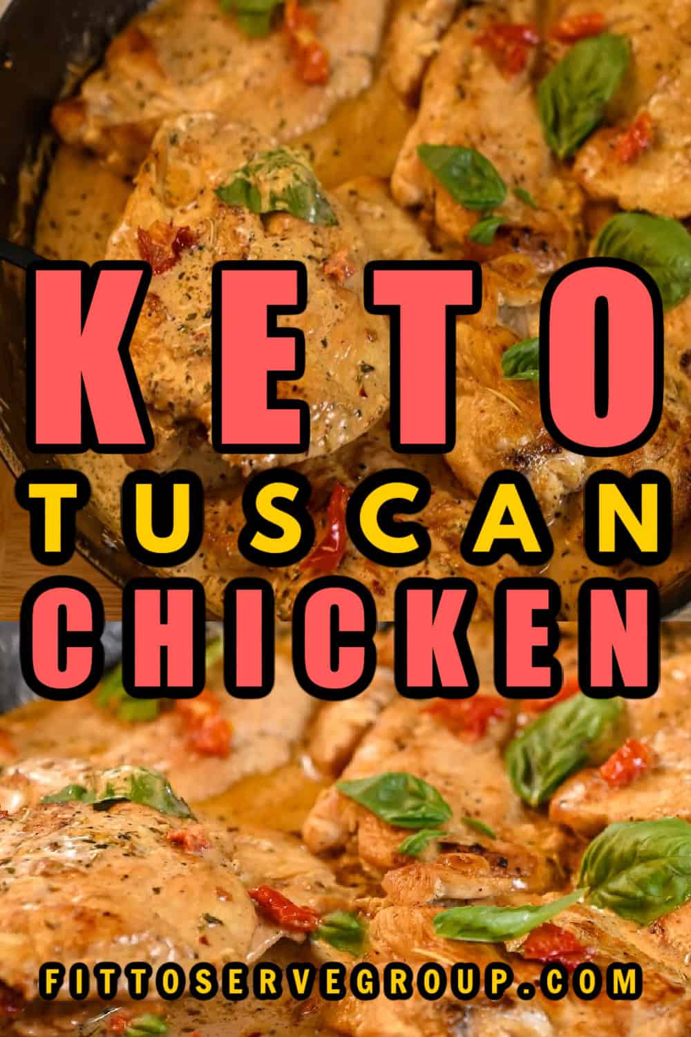 Easy Keto Tuscan Skillet Chicken