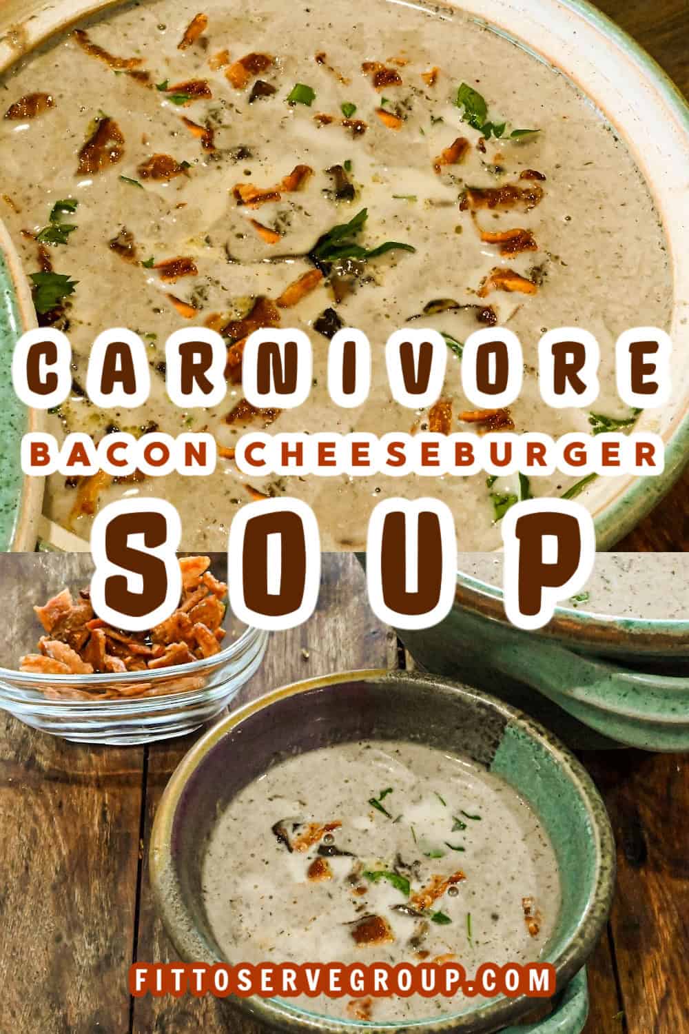 Easy Carnivore Bacon Cheeseburger Soup