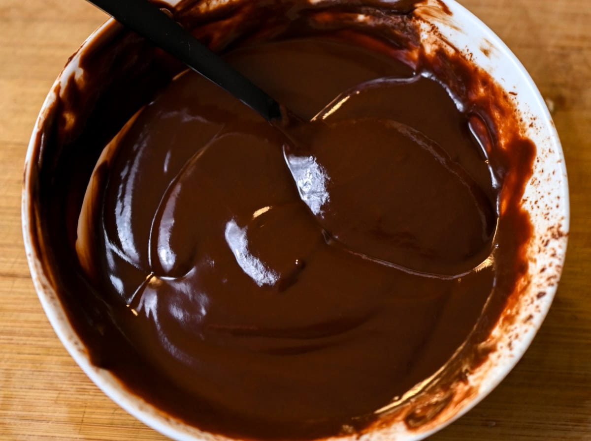 Keto Chocolate Ganache Icing
