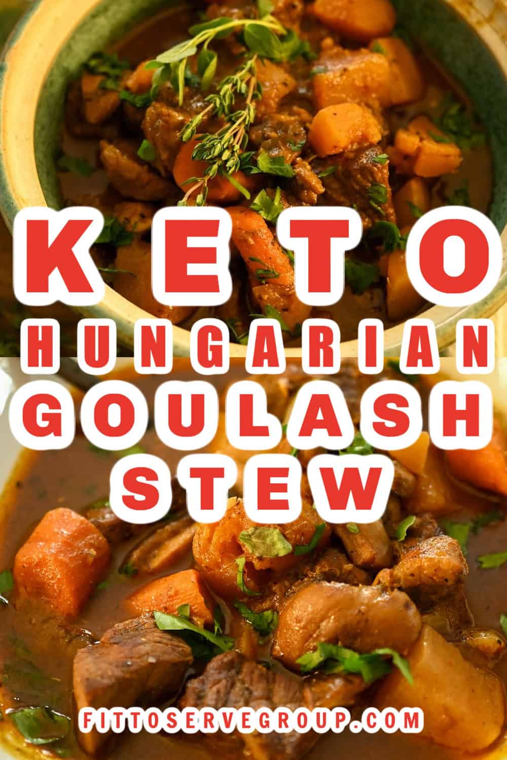 Keto Hungarian Goulash Stew, Gluten-Free