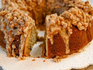 Keto Pumpkin Pecan Bundt Cake