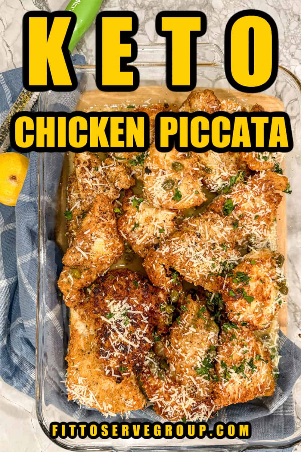 Keto Chicken Piccata, Gluten-Free