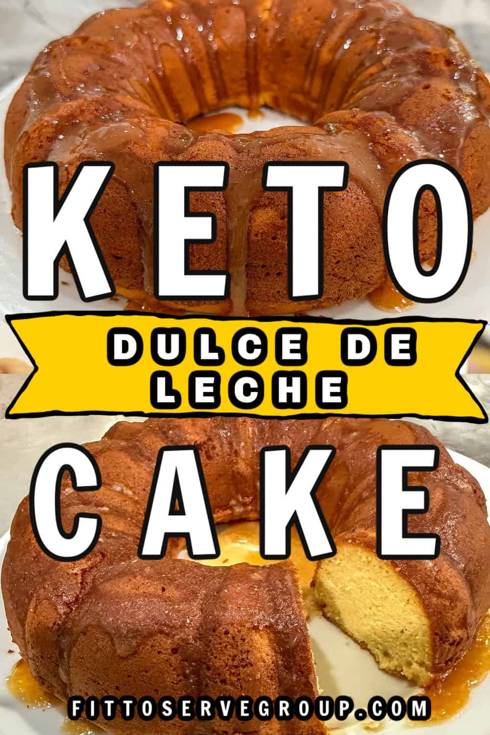 Keto Dulce De Leche Cake, Gluten-Free