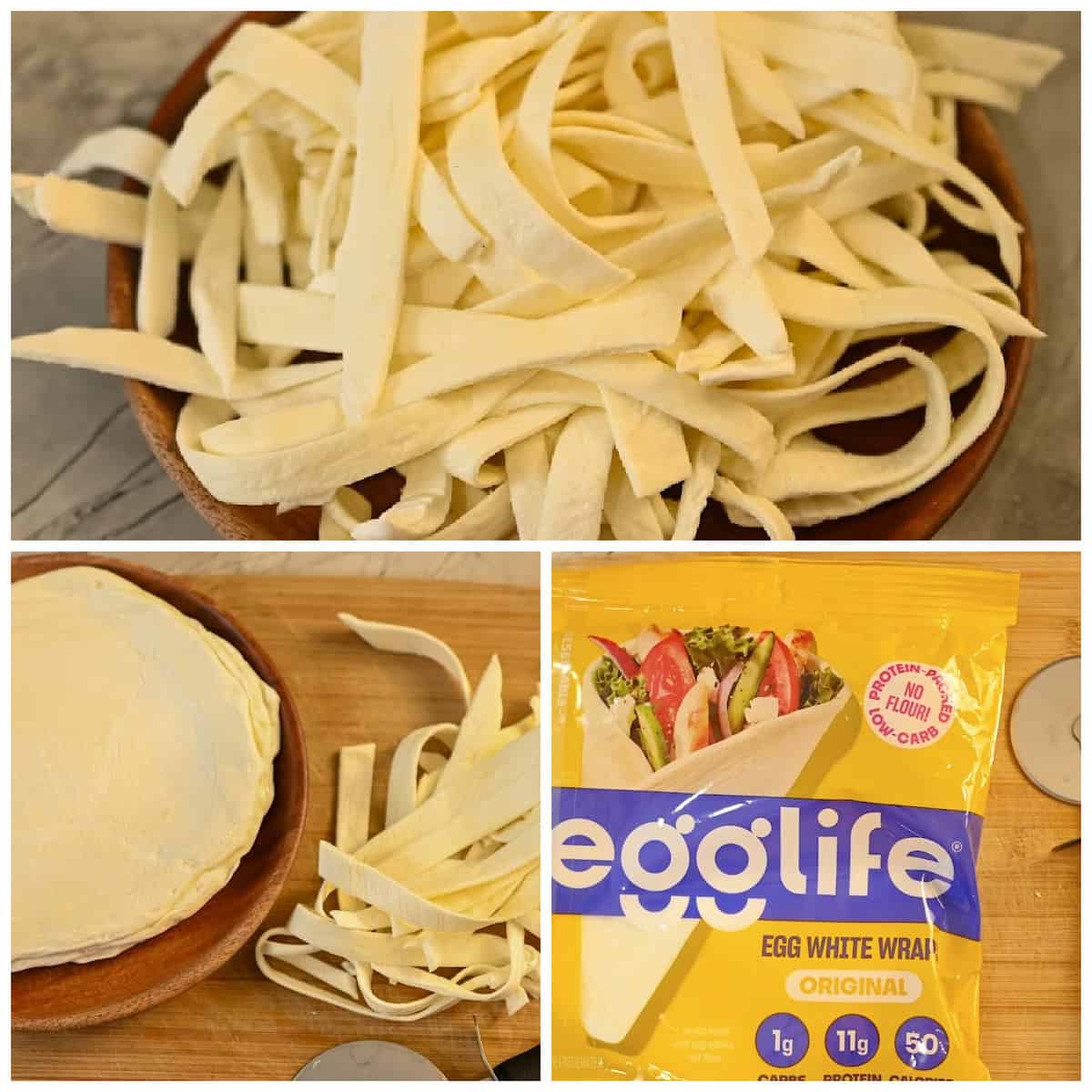 Egglife Fettuccine Process pictures