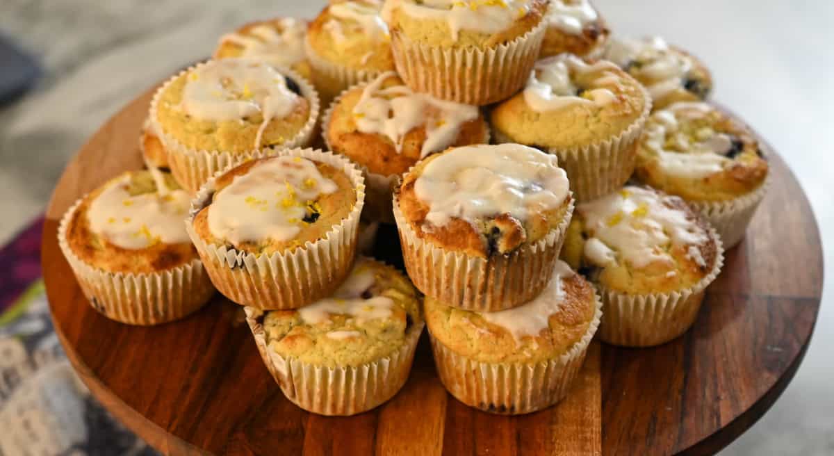 Keto Coconut Flour Blueberry Muffins