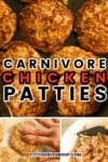 Carnivore Chicken Patties, juicy