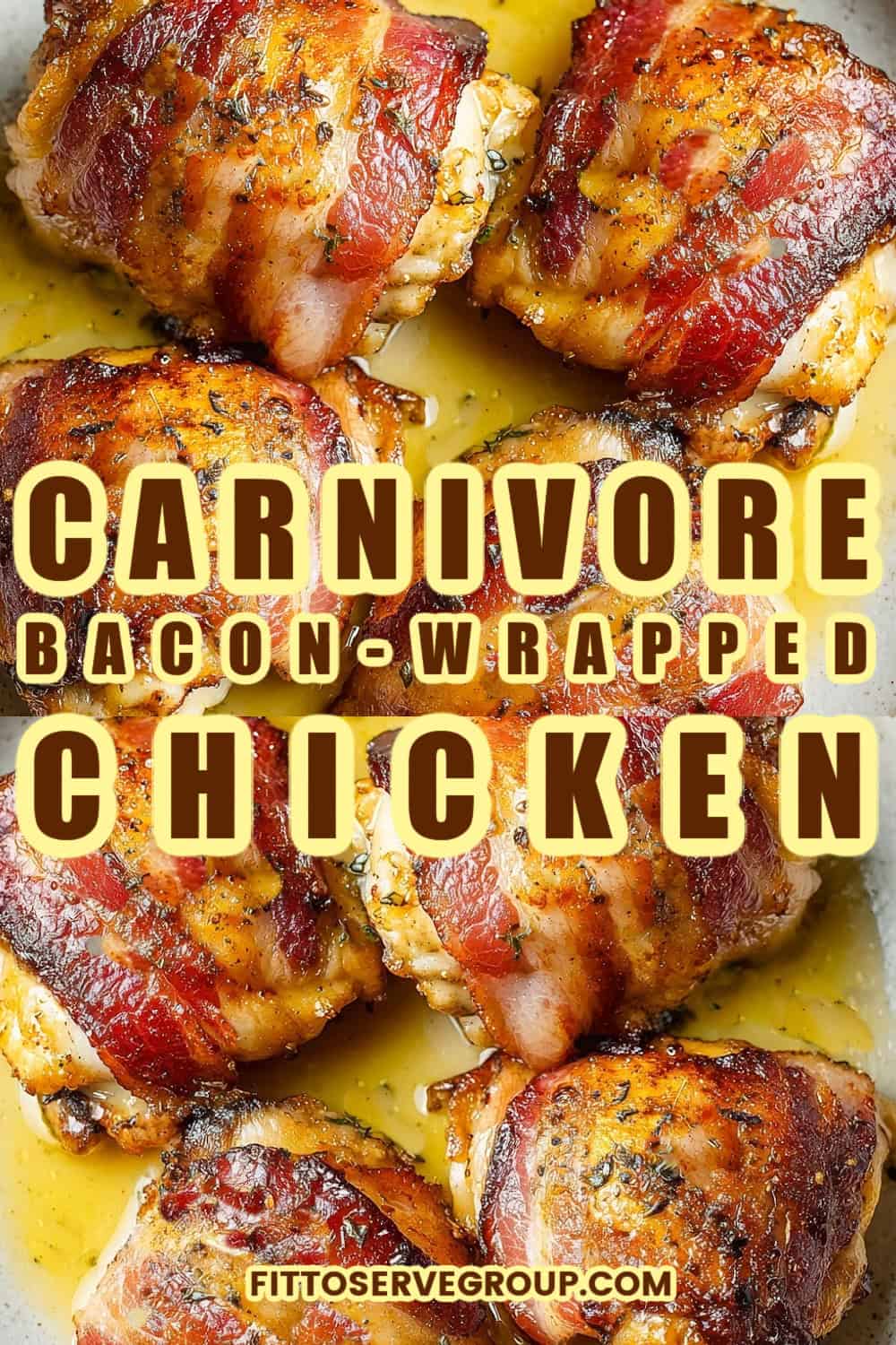 Easy Carnivore Bacon-Wrapped Chicken