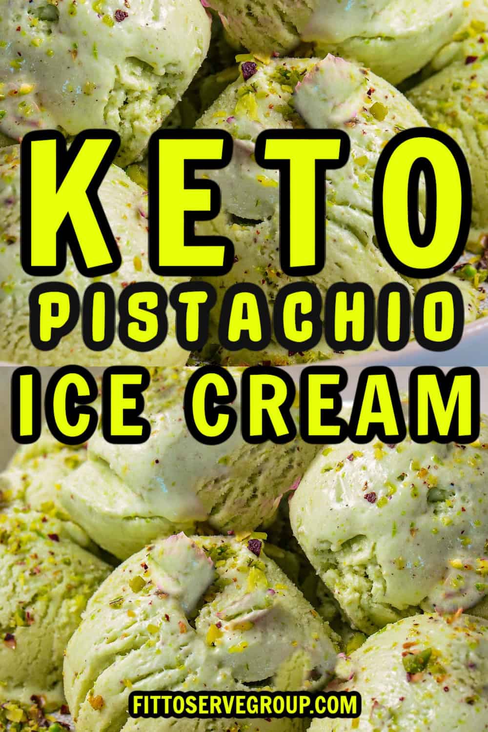 Easy Keto Pistachio Ice Cream