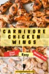 easy carnivore chicken wings, baked