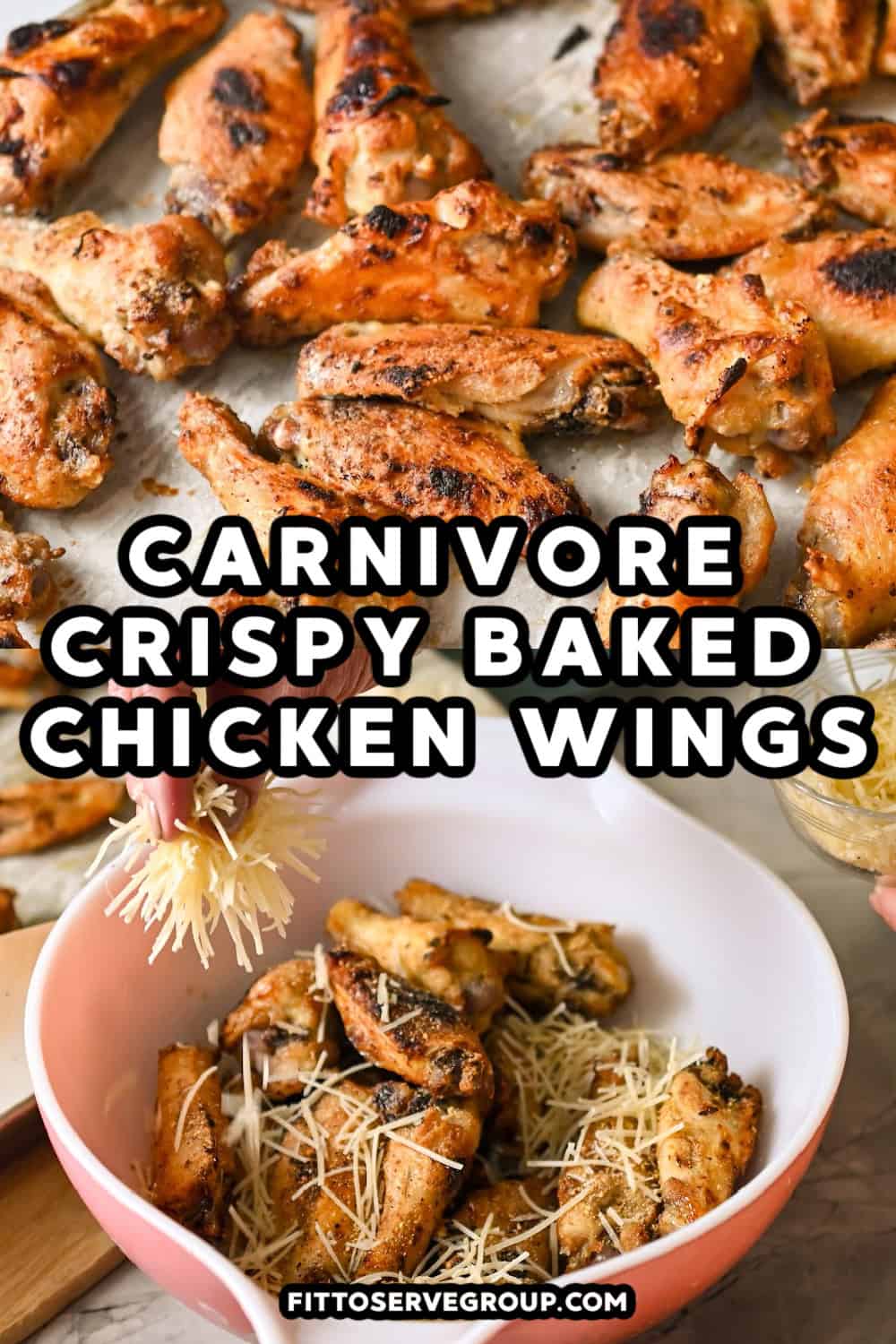 Easy Carnivore Crispy Baked Chicken Wings